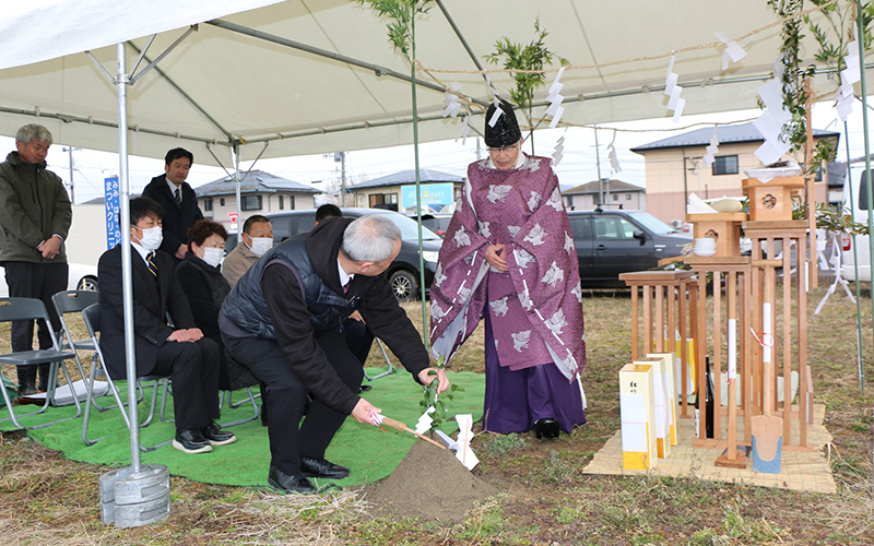 地鎮祭が執り行われました。